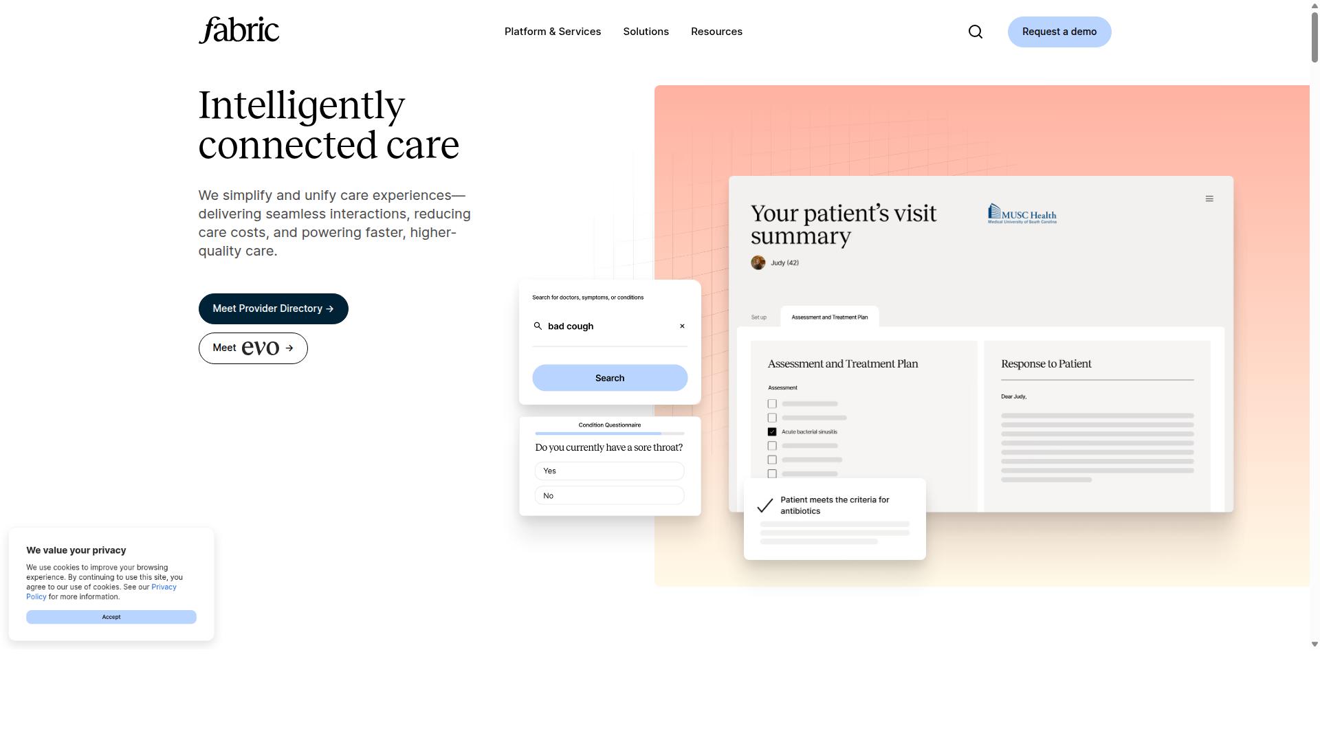 Medicai for Deep EMR Integrations website