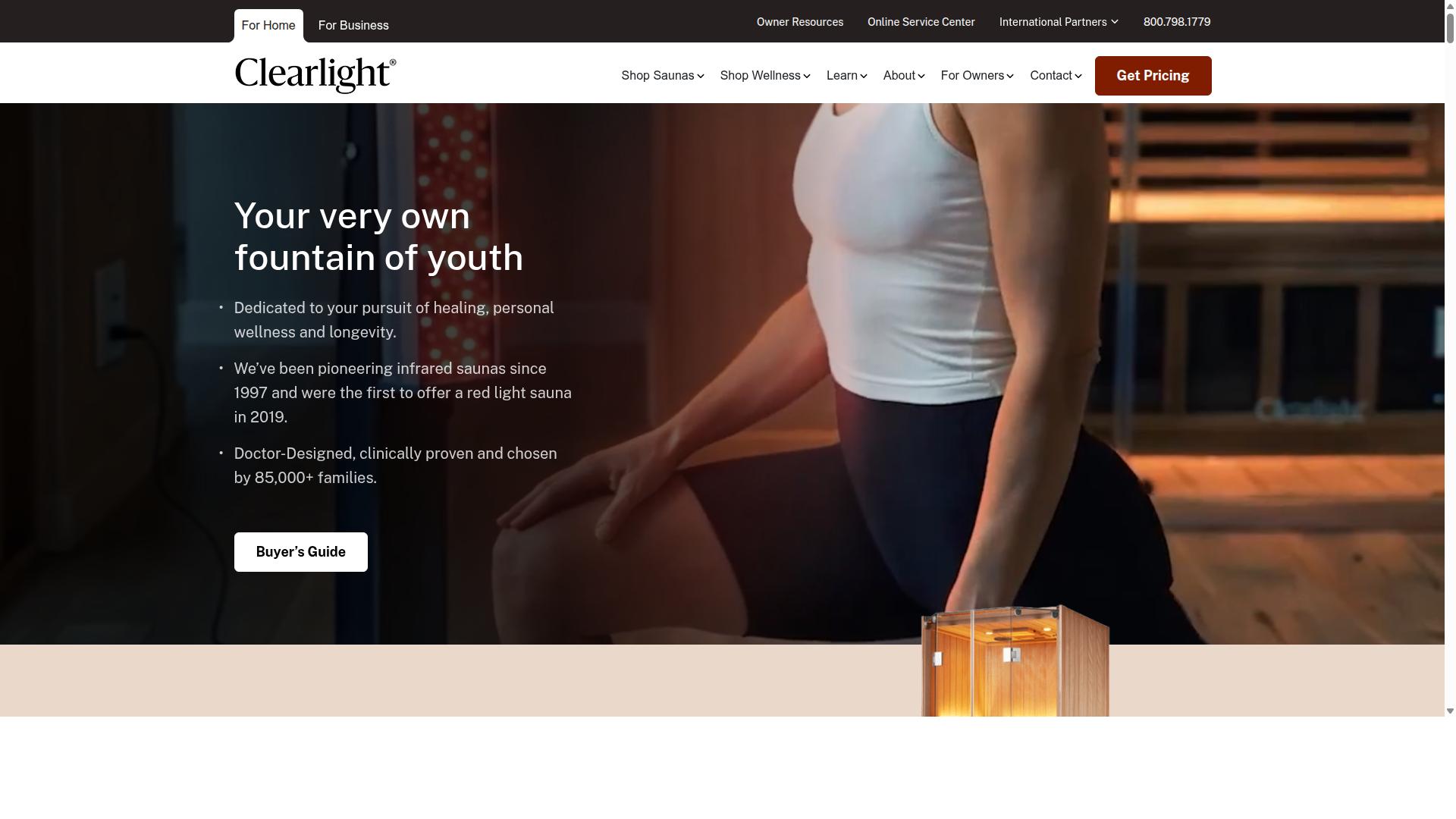 Clearlight website